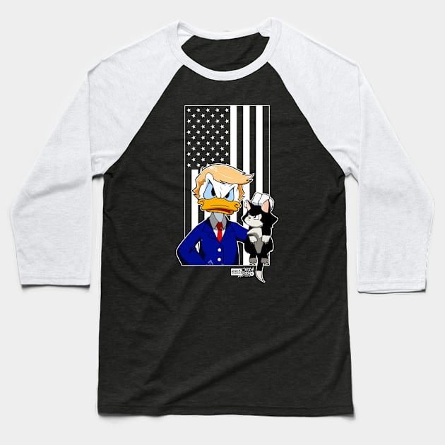 Our New President....2.0 Baseball T-Shirt by SketchBravo